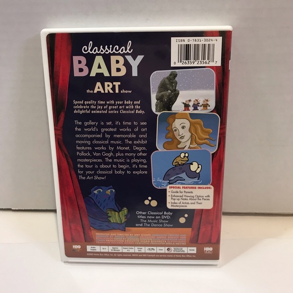 HBO Classical Baby (3- Pack) Music, Art and Dance DVD - Picture 9 of 14